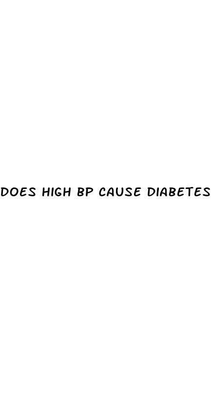 does high bp cause diabetes