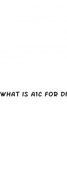 what is a1c for diabetes