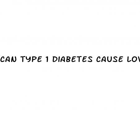 can type 1 diabetes cause low testosterone
