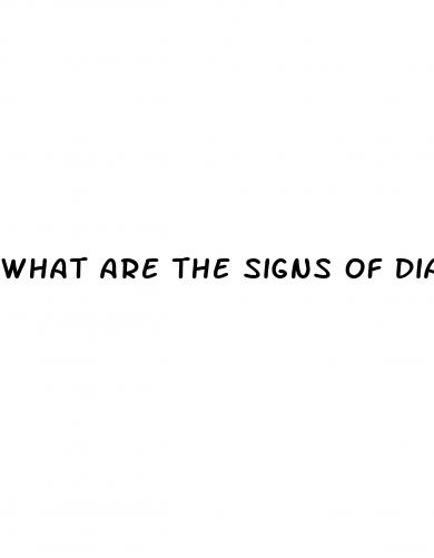 what are the signs of diabetes type 2