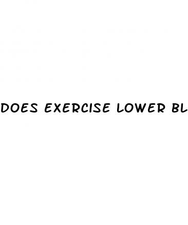 does exercise lower blood sugar in type 1 diabetes