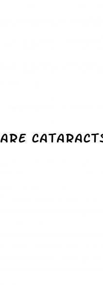 are cataracts a sign of diabetes
