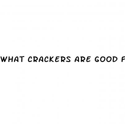 what crackers are good for diabetes