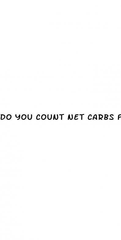 do you count net carbs for diabetes