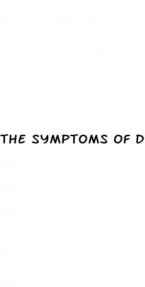 the symptoms of diabetes may occur suddenly and may include