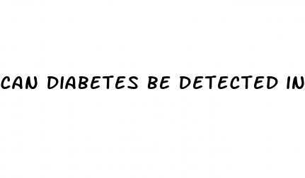 can diabetes be detected in blood test