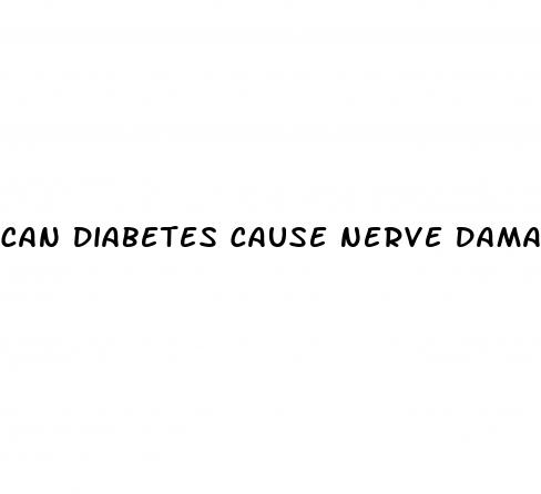can diabetes cause nerve damage in hands