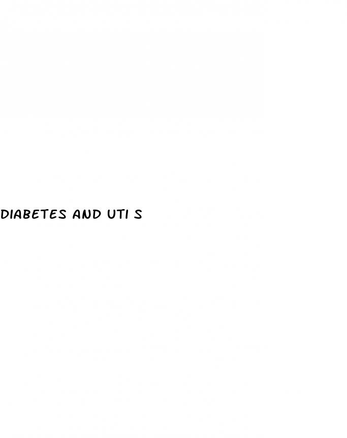 diabetes and uti s