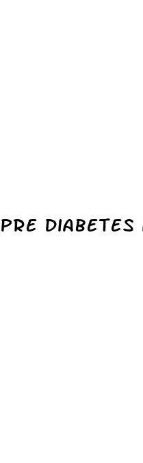 pre diabetes icd code