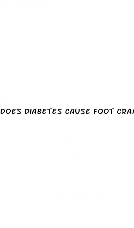 does diabetes cause foot cramps