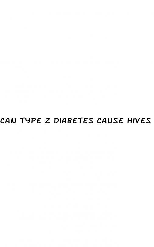 can type 2 diabetes cause hives
