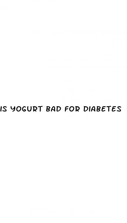 is yogurt bad for diabetes