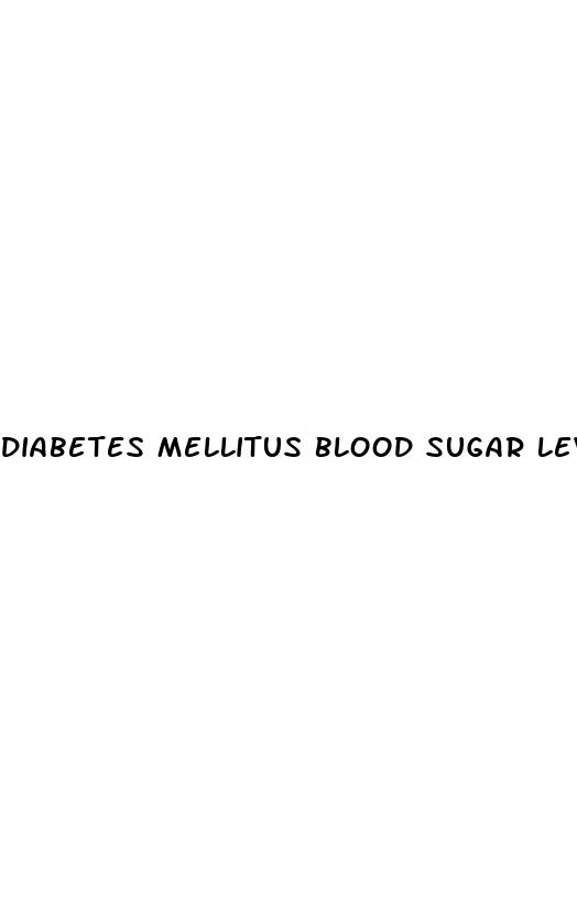 diabetes mellitus blood sugar level