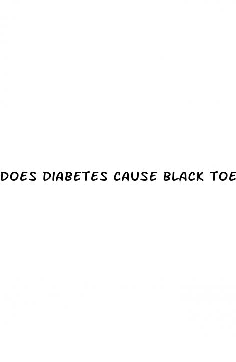 does diabetes cause black toes