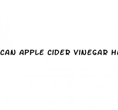 can apple cider vinegar help diabetes