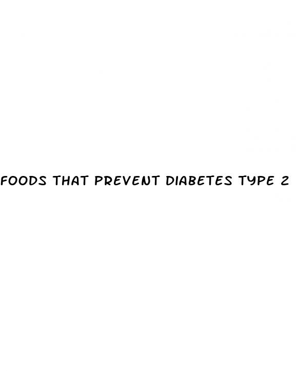 foods that prevent diabetes type 2