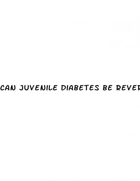 can juvenile diabetes be reversed