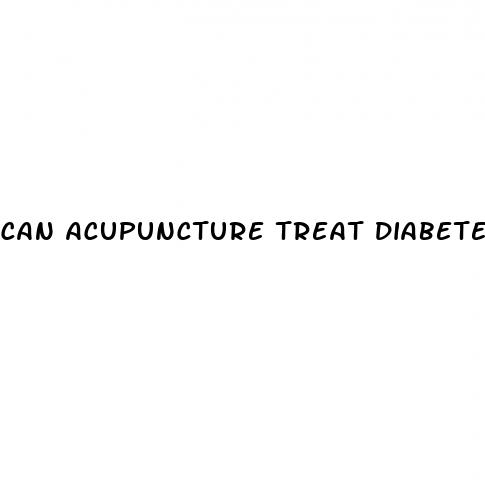 can acupuncture treat diabetes