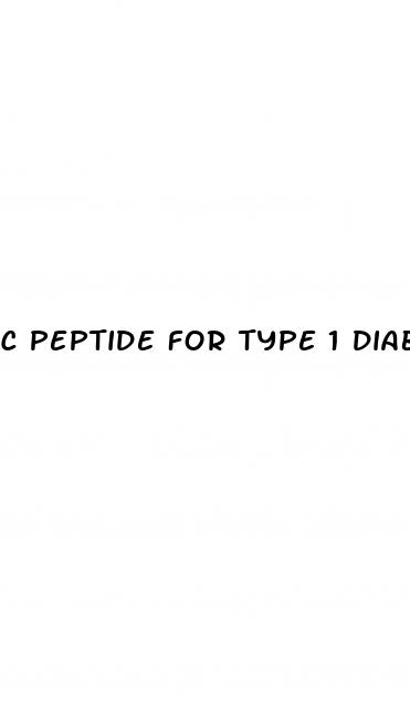 c peptide for type 1 diabetes
