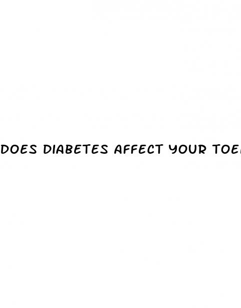 does diabetes affect your toenails
