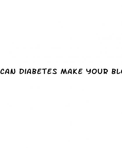 can diabetes make your blood pressure go up