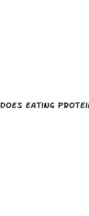 does eating protein help lower blood sugar