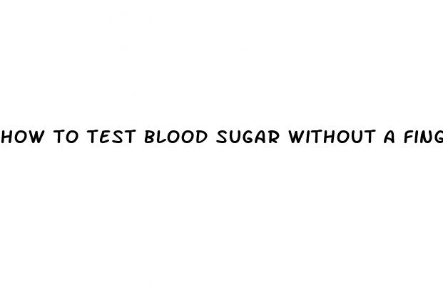how to test blood sugar without a finger prick