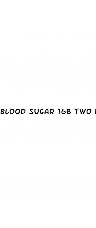 blood sugar 168 two hours after eating