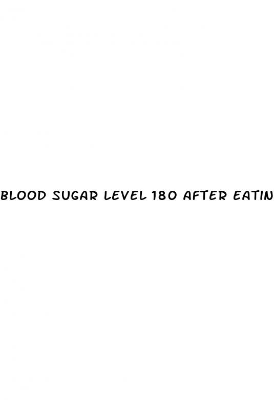 blood sugar level 180 after eating