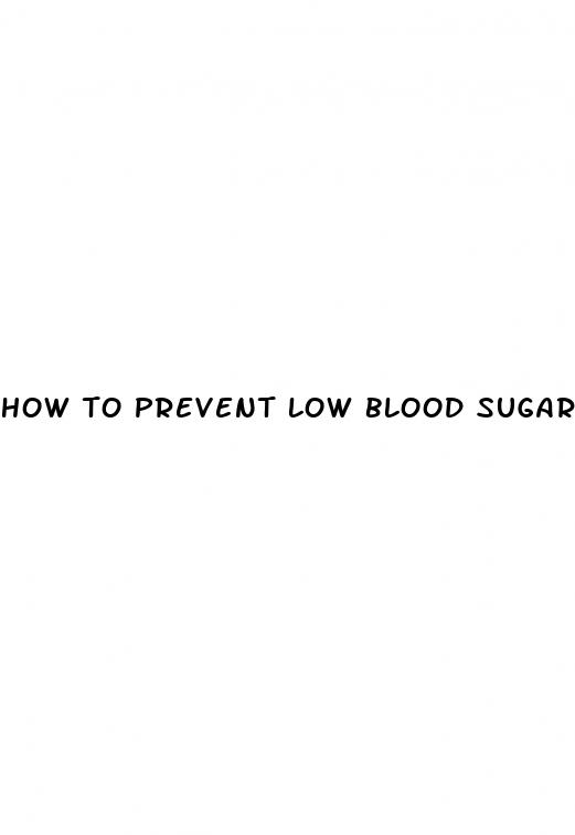 how to prevent low blood sugar in the morning