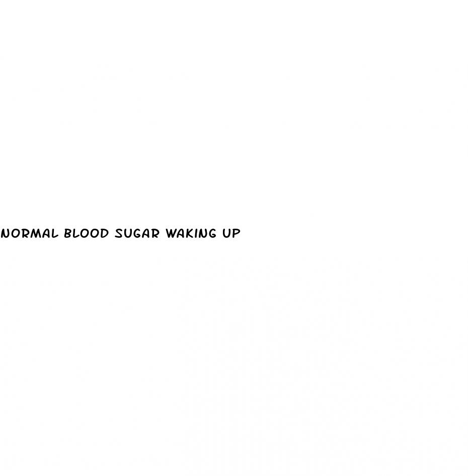 normal blood sugar waking up