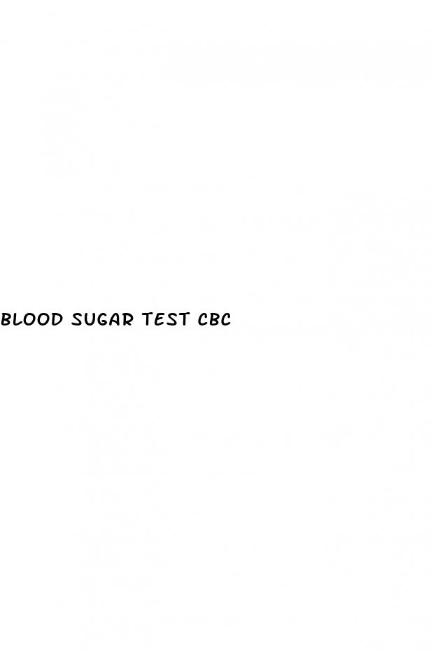 blood sugar test cbc
