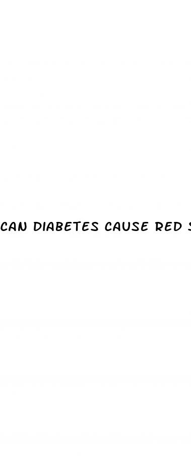 can diabetes cause red spots on skin