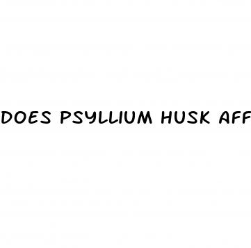 does psyllium husk affect blood sugar