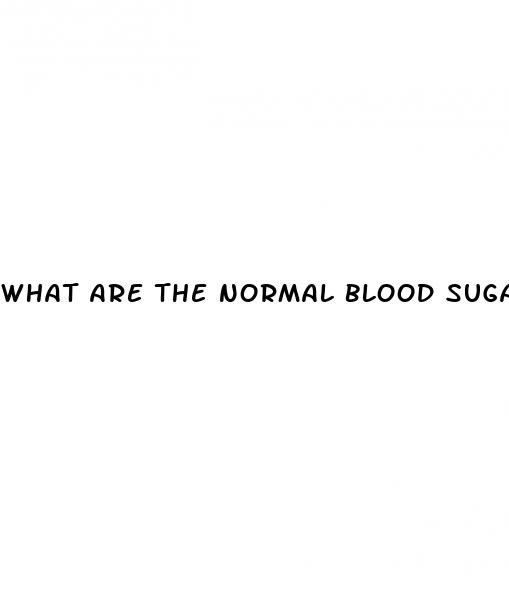 what are the normal blood sugar levels for diabetics