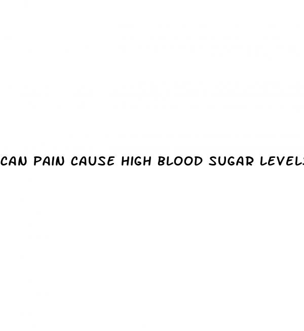 can pain cause high blood sugar levels