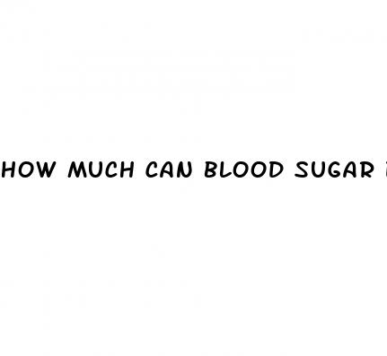 how much can blood sugar drop in an hour