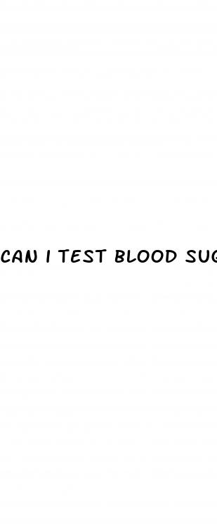 can i test blood sugar at home