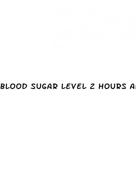 blood sugar level 2 hours after breakfast