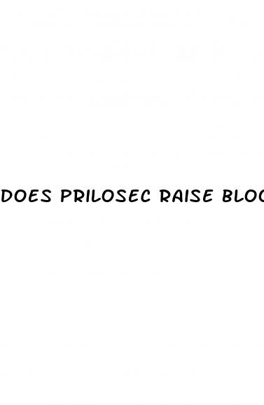 does prilosec raise blood sugar
