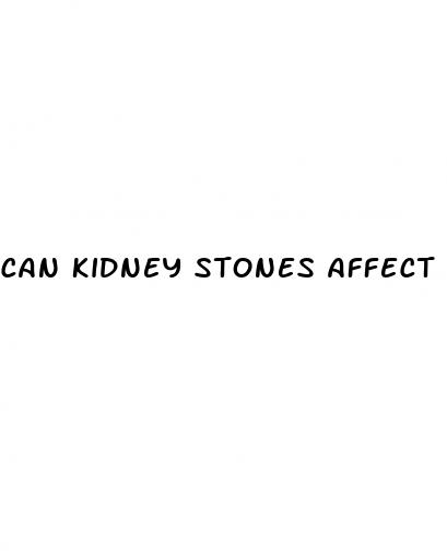 can kidney stones affect blood sugar