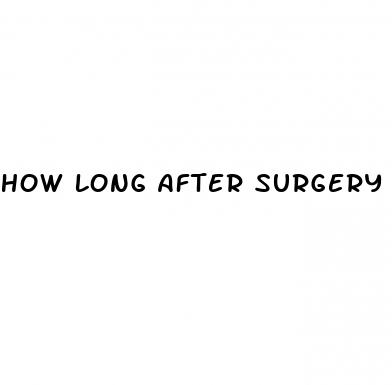 how long after surgery does blood sugar return to normal