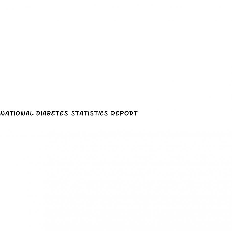 national diabetes statistics report