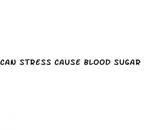 can stress cause blood sugar to drop