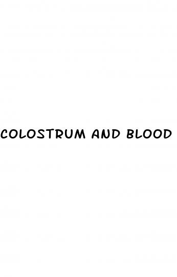 colostrum and blood sugar levels