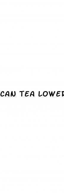 can tea lower blood sugar