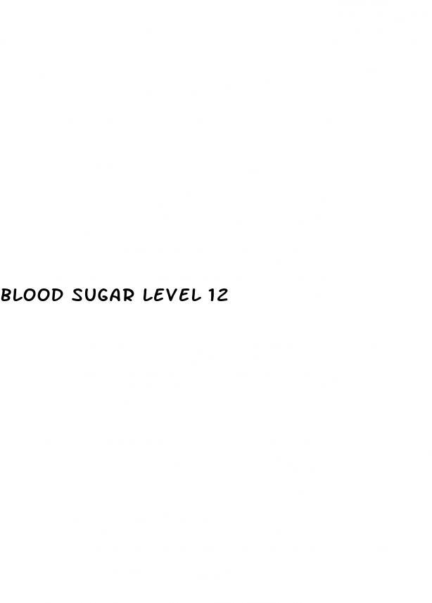 blood sugar level 12