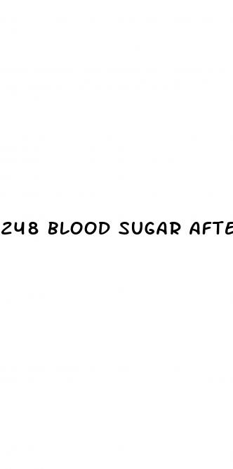 248 blood sugar after eating