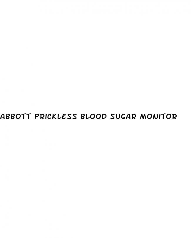 abbott prickless blood sugar monitor