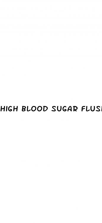 high blood sugar flushed face
